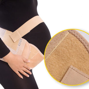 Pregnancy Back Support Sideview and Closeup